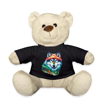 Wolf - Teddy - Schwarz - Vorne