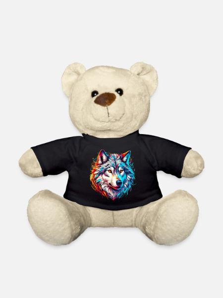 Wolf - Teddy Bear - black