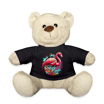 Flamingo - Teddy - Schwarz - Vorne