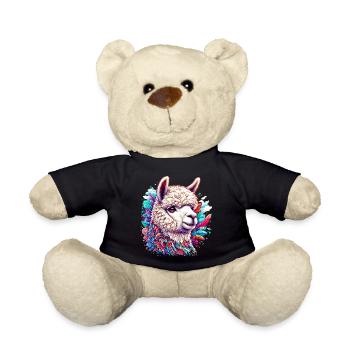 Alpaca - Teddy Bear - black - Front