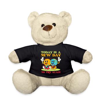 Sommer See Natur Flora Kunst Blumen Meer Strand - Teddy - Schwarz - Vorne