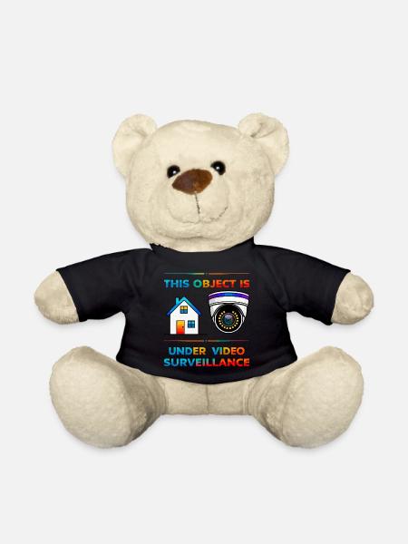 Gebäude Überwachung - Teddy - Schwarz