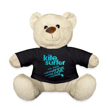 Kitesurfeur vs véliplanchiste - Nounours - noir - Devant