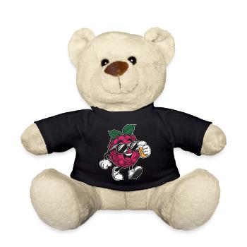 Himbeer Bier - Teddy - Schwarz - Vorne