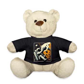 Bouldern Astronaut Raumfahrer Geschenk - Teddy - Schwarz - Vorne