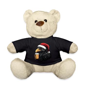 Harpy Bird Christmas Beer - Teddy Bear - black - Front