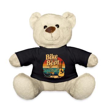Bike to the Beat - Teddy Bear - black - Front