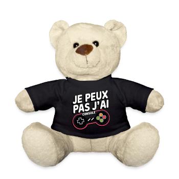 I Can't I Console - Teddy Bear - black - Front