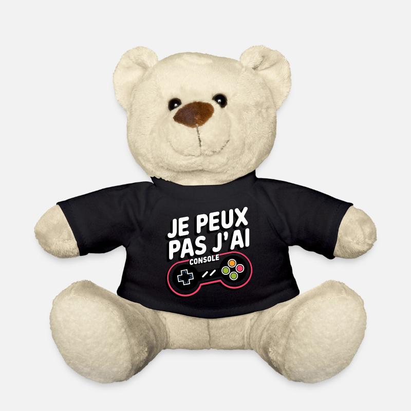 J'Peux Pas J'Ai Console - Nounours - noir