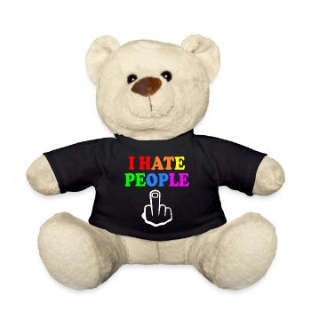 I hate people - Teddy - Schwarz - Vorne
