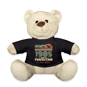 Original 1985 Geburtstagsgeschenk 1985 Retro 1985 - Teddy - Schwarz - Vorne