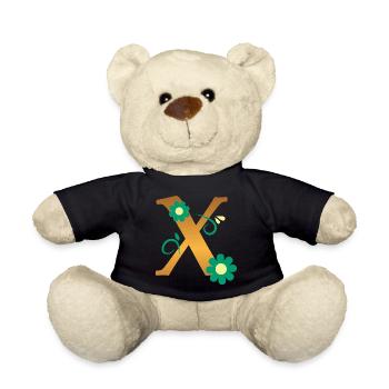 X - Teddy Bear - black - Front