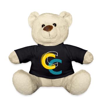 Lettre initiale C - Nounours - noir - Devant