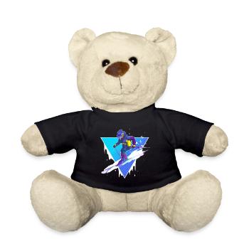 Ski - Teddy Bear - black - Front