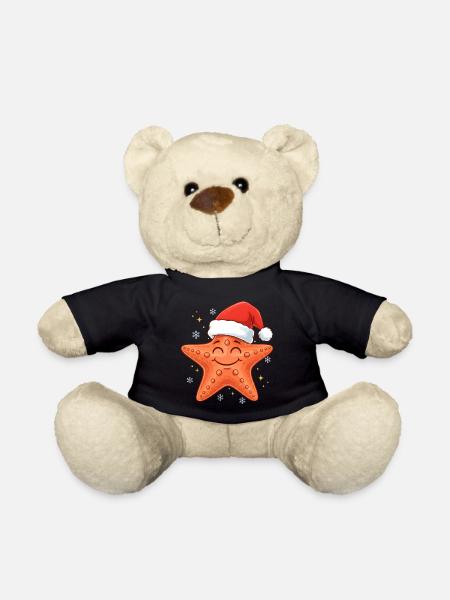 Noël des étoiles de mer - Nounours - noir