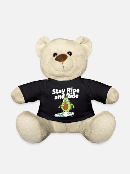 Stay Ripe Surf Avocado - Teddy - Schwarz