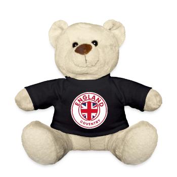Coventry Shield with Union Jack - Teddy Bear - black - Front