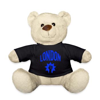 London - Teddy Bear - black - Front