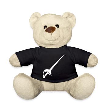 Rapière Escrime Mousquetaire Arme Vecteur - Nounours - noir - Devant
