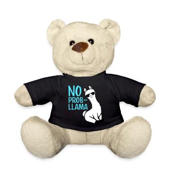 No Prob Lama Cool Sonnenbrille Sitzend Problama - Teddy - Schwarz - Vorne