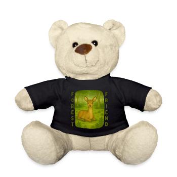 Rehe im Wald - Teddy - Schwarz - Vorne