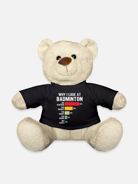 Why I Lose at Badminton - Nounours - noir