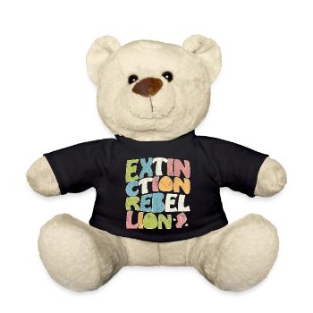 Extinction rebellion retro - Teddy - Schwarz - Vorne