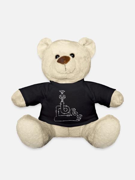foot2 - Teddy - Schwarz