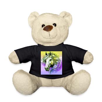 Pferd - Teddy - Schwarz - Vorne