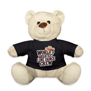 Weltbeste Line Dance Crew - Teddy - Schwarz - Vorne