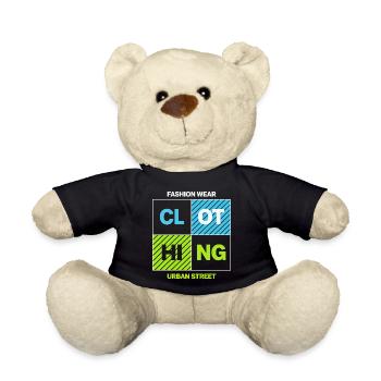 KLEIDUNG Urban Block — Neonschwarz - Teddy - Schwarz - Vorne
