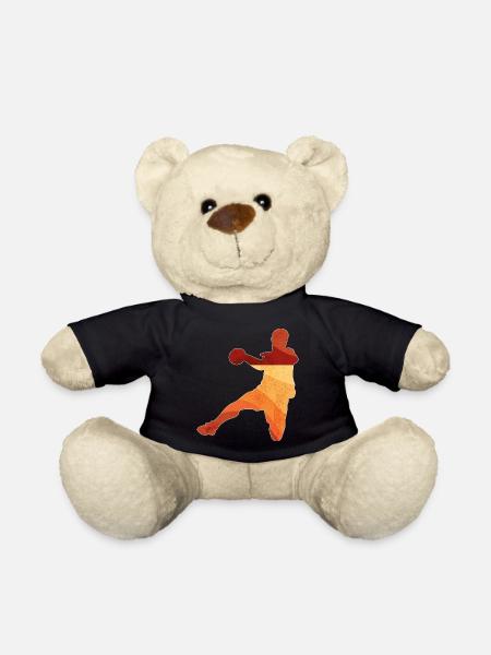 Basketball-Dunk im Retrogradient - Teddy - Schwarz