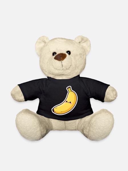 Kawaii Banane Geschenk - Teddy - Schwarz