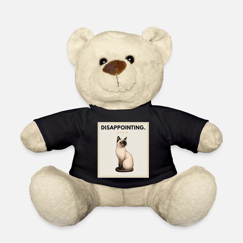 DISAPPOINTING. Noble Cat Sarcastic Meme Design - Teddy - Schwarz