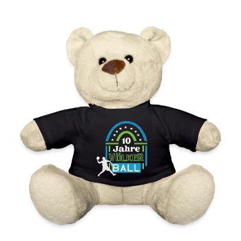 Völkerball Jubiläum 10 Jahre Trainer Spieler Jubi - Teddy - Schwarz - Vorne