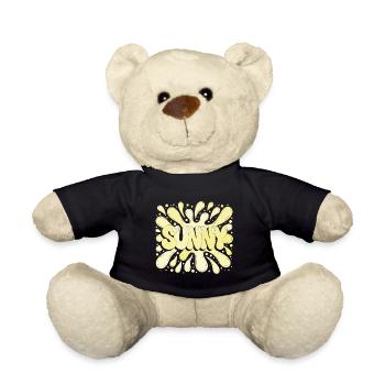 Sun Bubbles Retro Gelb - Teddy - Schwarz - Vorne