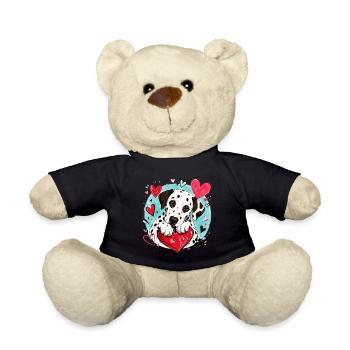 Amour dalmatien - Brown - Nounours - noir - Devant