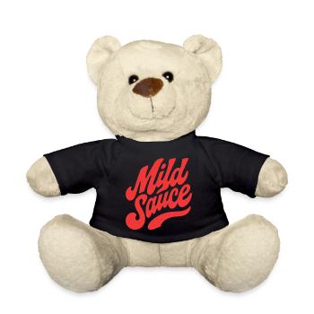 Wild Sauce Retro Script - Teddy Bear - black - Front