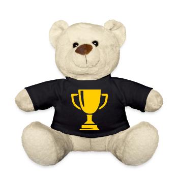 Champion de la victoire en coupe Sportif - Nounours - noir - Devant