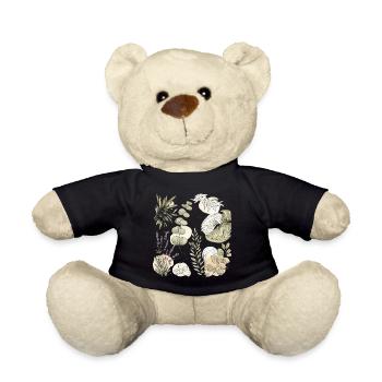Natürliche Aquarellbotanik - Teddy - Schwarz - Vorne