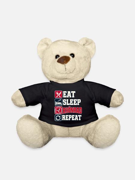 Eat Sleep Rhönrad Repeat - Teddy - Schwarz