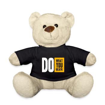 EGO Self-Confident T-Shirt geschenkide - Teddy Bear - black - Front