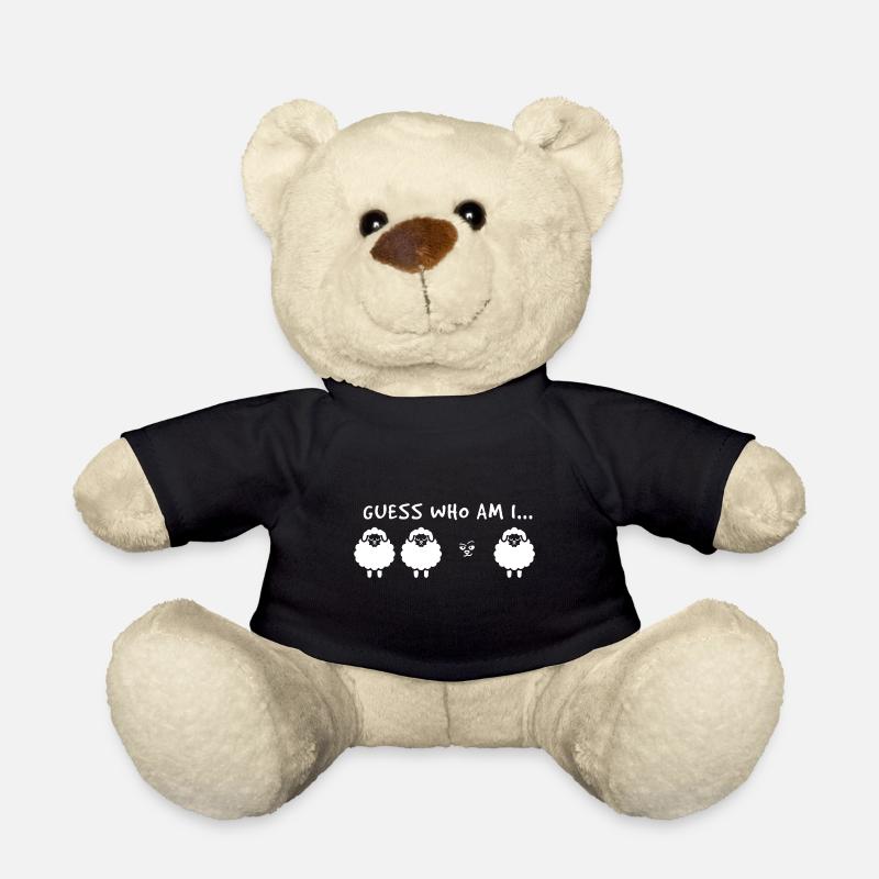 Schwarzes Schaf - Teddy - Schwarz