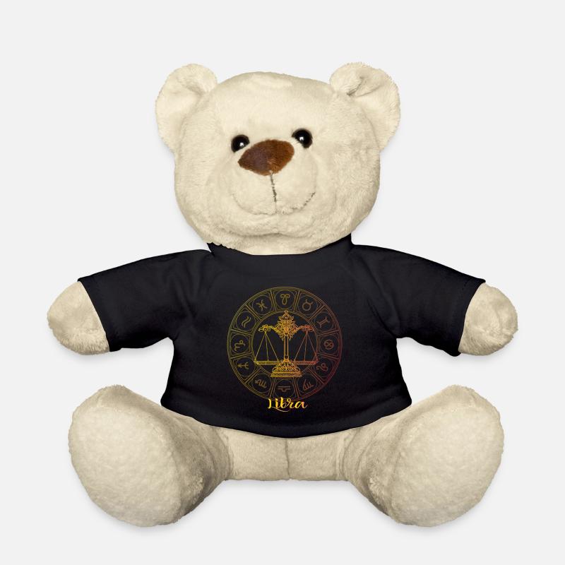 Waage Sternzeichen - Teddy - Schwarz