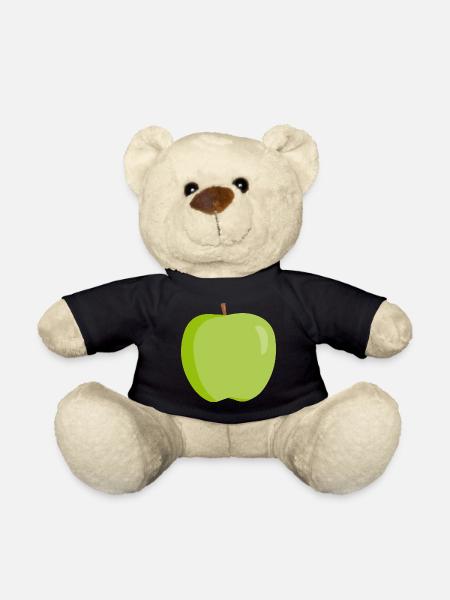 Idée cadeau santé fruit vert pomme - Nounours - noir