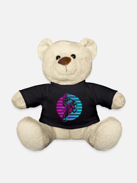 Motocross - Teddy Bear - black