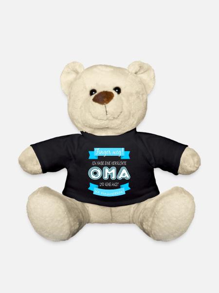 Ich habe eine verrückte Oma - Teddy - Schwarz