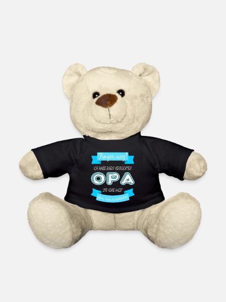 Ich habe einen verrückten Opa - Teddy - Schwarz