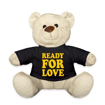 Ready for love - Teddy - Schwarz - Vorne