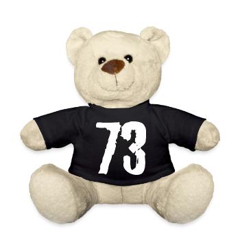 Maillot à 73 numéros - Nounours - noir - Devant